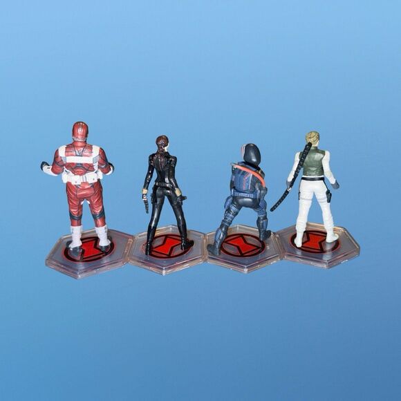 Disney Marvel Black Widow Taskmaster Red Guardian Yelena 4pc PVC Figures - Picture 5 of 10